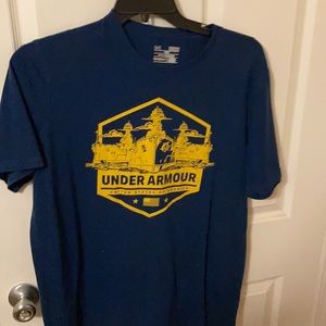 Blue under armor tee